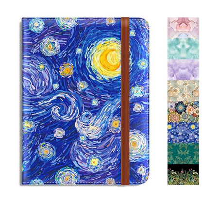 Rimilak Passport Holder,RFID Blocking Passport Cover, Starry Sky - color: Starry Sky