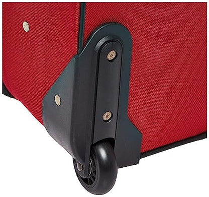 American Tourister Fieldbrook XLT Softside Upright Luggage, Red/Black, 3-Piece Set (BB/21/25) - color: Red/Black, size: 3-Piece Set (BB/21/25)