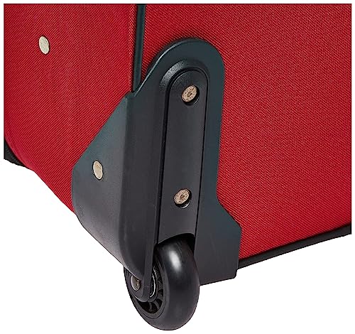 American Tourister Fieldbrook XLT Softside Upright Luggage, Red/Black, 3-Piece Set (BB/21/25) - color: Red/Black, size: 3-Piece Set (BB/21/25)
