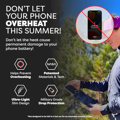 PHOOZY Apollo II Thermal Phone Case with NASA-Derived Technology - Extends Battery Life 4X in Hot or Cold Weather - Military Grade 8-Foot Drop Protection Insulated Pouch - Medium Pink Camo - color: Apollo II Pink Camo, size: MEDIUM