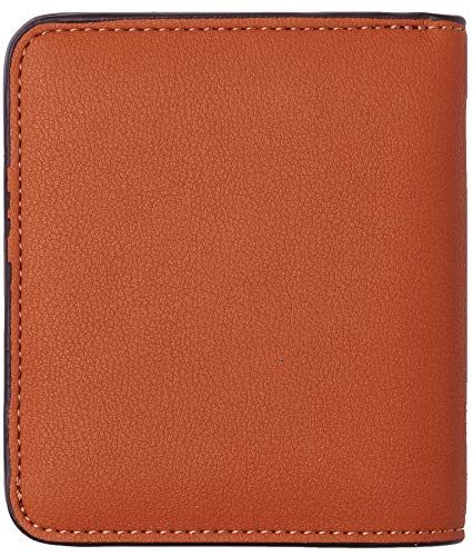 Toughergun Women’s Small Slim Leather Wallet with RFID Protection, Compact Bifold Mini Purse with Clear ID Window - color: 13 ReNapa Tan