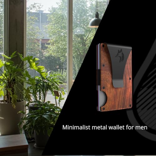 TRAVELINGO Slim RFID Blocking Wallet For Men - Light Weight, Durable & Compact- Minimalist Wallet With Money Clip (Walnut) - color: Walnut