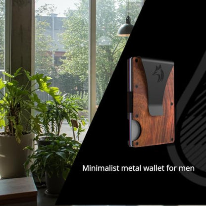 TRAVELINGO Slim RFID Blocking Wallet For Men - Light Weight, Durable & Compact- Minimalist Wallet With Money Clip (Walnut) - color: Walnut