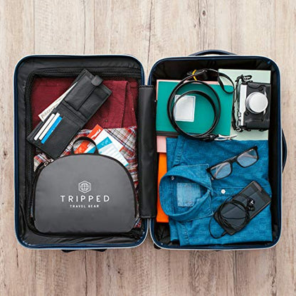 TRIPPED Travel Gear 35L Packable Travel Backpack for All-Day Comfort - color: Granite Grey