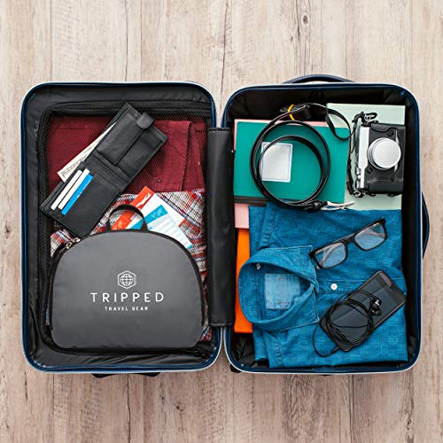 TRIPPED Travel Gear 35L Packable Travel Backpack for All-Day Comfort - color: Granite Grey