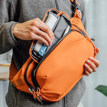 orbitkey Urban Sling Plus Crossbody Bag - Terracotta - color: Terracotta, size: Urban Sling Plus