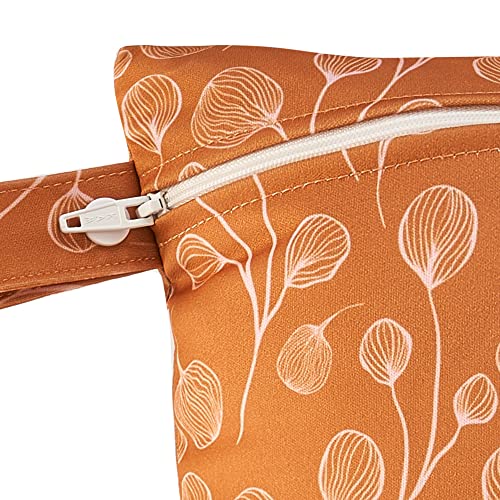 Happy Flute 3 Set Wet Bag Storage Bag Waterproof Washable for Baby - color: Dandelion
