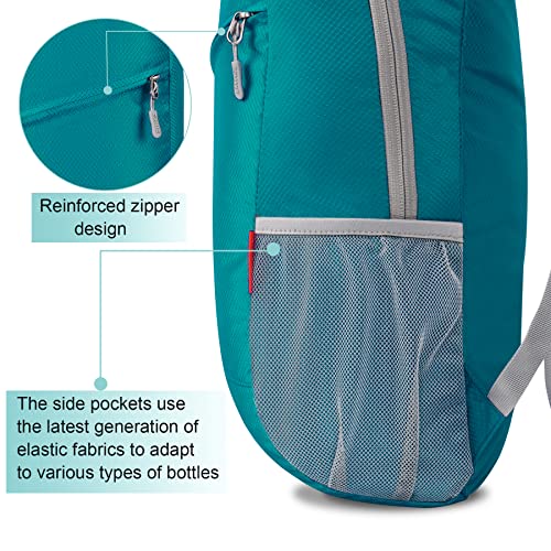 ZOMAKE Lightweight Packable Backpack 20L, Foldable Small Daypack for Hiking - color: Lake Green