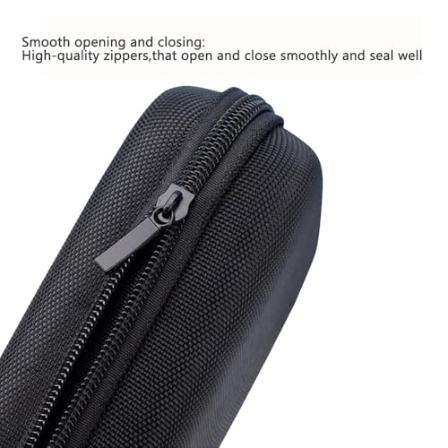 U-KIME EVA Electronics Organizer Case for Cables, Chargers, Earbuds, Black | Portable Storage, EVA Hard Case, Secure Zip Closure, Compact Design, Travel Friendly