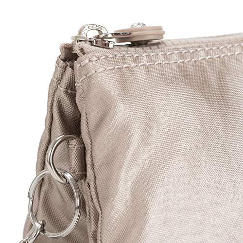 Kipling Women's Creativity Large Pouch, Versatile Cosmetics Kit, Lightweight Travel Organizer - color: Metallic Glow