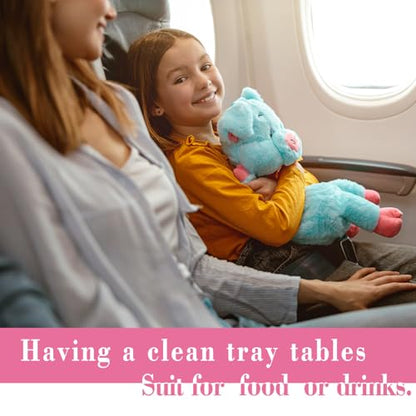 Adjustable Kids Tray Table Cover with Multi Portable Pockets, Airplane Travel Essentials for Kids, Toddlers, Adults, Airplane Must Haves, Plane Travel Essentials, Travel Tray for Plane Train, Sea - color: Sea