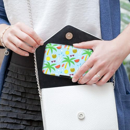 Mayski Credit Card Holder for Women RFID Blocking Wallet, Coconut Breeze - color: Coconut Breeze