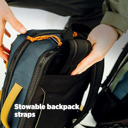 Topo Designs Global Briefcase + Travel Pack (Olive/Dark Khaki) - color: Eco-friendly / Olive / Dark Khaki