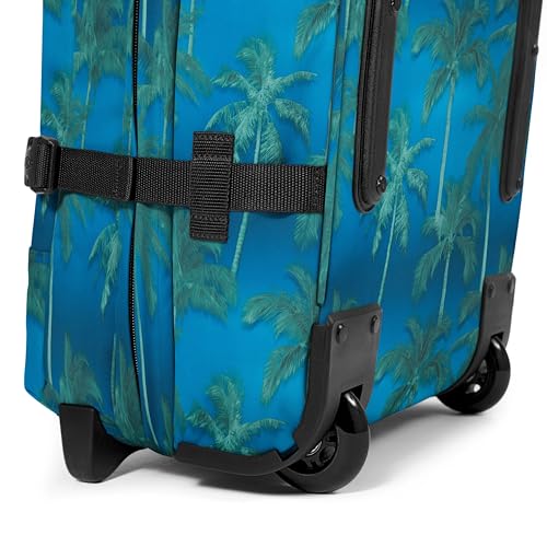 EASTPAK 78L Tranverz M – Medium Softside Checked Luggage, Brize Tree Navy - color: Brize Tree Navy, size: 78 Liter Checked Bag