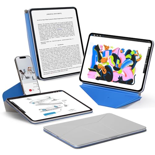 MOFT Dynamic Folio Case for iPad Pro 11 Inch M5 2025 & M4 2024 - color: Cement x Sapphire