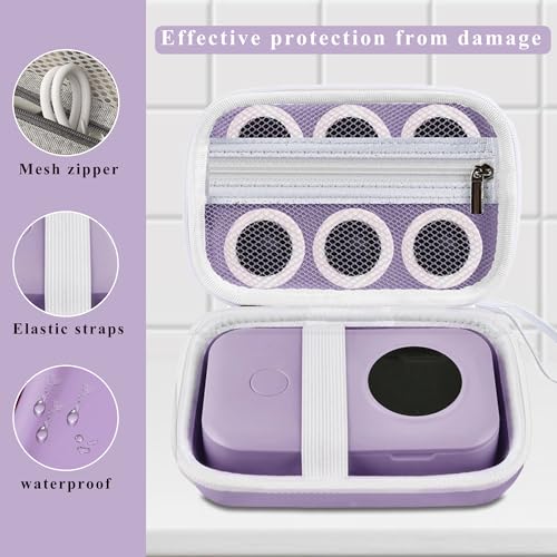 TUGUAI Label Maker Case, Hard Carrying Box (Purple Box Only) - color: purple