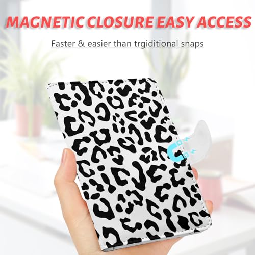 Passport Holder, Cute Travel Wallet Cover with RFID Blocking,Leopard - color: K-Wild