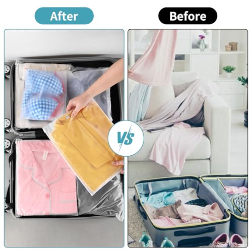 25Pcs 13x10 Inch Clothes Packing Bags Bathing Suit Bags No Vent Holes - size: 25Pcs-13x10 Inch