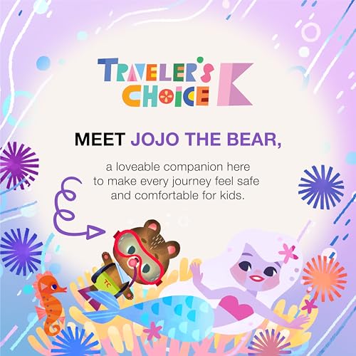 Traveler's Choice Kids JoJo the Bear's Travel Adventure, Under the Sea, 3-Piece Packing Cube Set - color: Under the Sea, size: 3-Piece Packing Cube Set