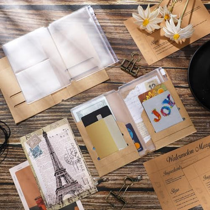 Mooliwe 2 Pack Travelers Journal Notebook Accessories Kit, Passport Size - size: Passport Size