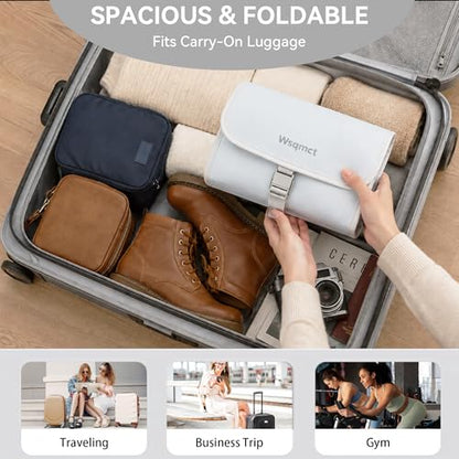 Hanging Travel Toiletry Bag for Women, Makeup Cosmetic Bag Organizer - color: Blue
