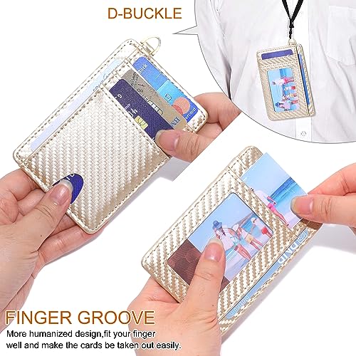 GEEAD Slim Minimalist Front Pocket RFID Blocking Card Holder Wallets for Men & Women - color: Carbon Khaki