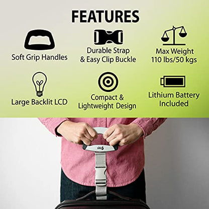 Eat Smart Luggage Scales - color: 실버