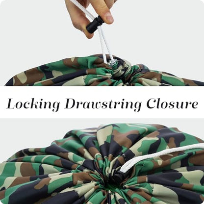 Handy Laundry XL Nylon Laundry Bag 22"x32", Heavy Duty, Camouflage - color: Camouflage, size: 30" x 40"