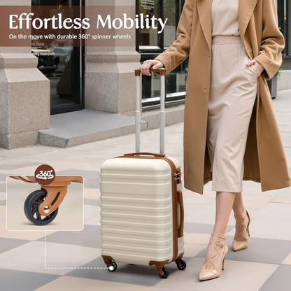 Coolife Luggage Set Hardside Suitcase,3 piece,Navy(BP/TB/20) - color: Navy, size: 3 piece set (BP/TB/20)
