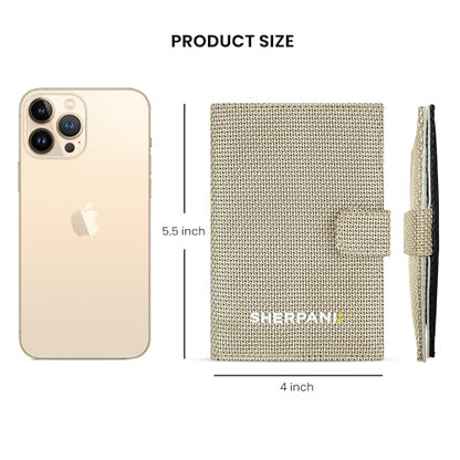 Sherpani Vienna, RFID Passport Wallet for Women (Straw) - color: Straw