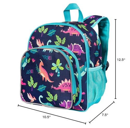 Wildkin 12 Inch Toddler Backpack for Kids, Dino Pals - color: Dino Pals