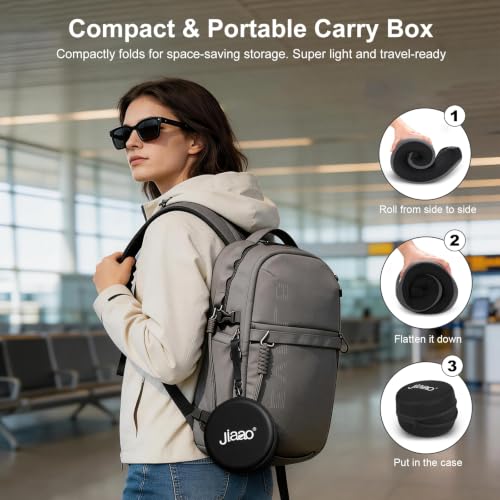 Ergonomic Travel Pillow,100% Memory Foam Travel Neck Pillow for Airplanes