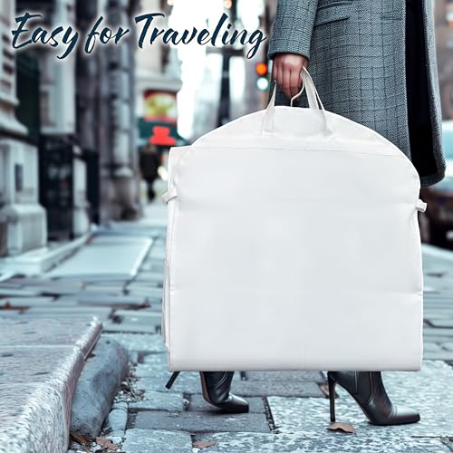 Simple Houseware 70" Long, 8" Depth Wedding Dress Garment Bag with Pockets - size: 70-Inch Long w/ Pocket, Single