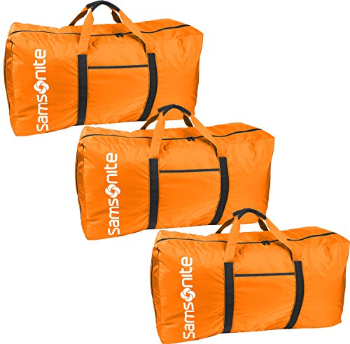 Samsonite Tote-A-Ton 32.5-Inch Duffel Bag, Orange, 3-Pack - color: Orange, size: 3-Pack