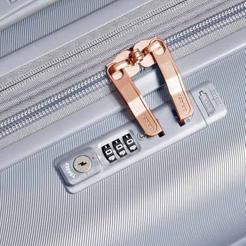 DELSEY PARIS Cruise 3.0, 20 Inch Carry-On Hardside Luggage, Platinum - color: Platinum, size: Carry on 20 Inch