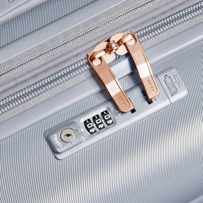DELSEY PARIS Cruise 3.0, 20 Inch Carry-On Hardside Luggage, Platinum - color: Platinum, size: Carry on 20 Inch