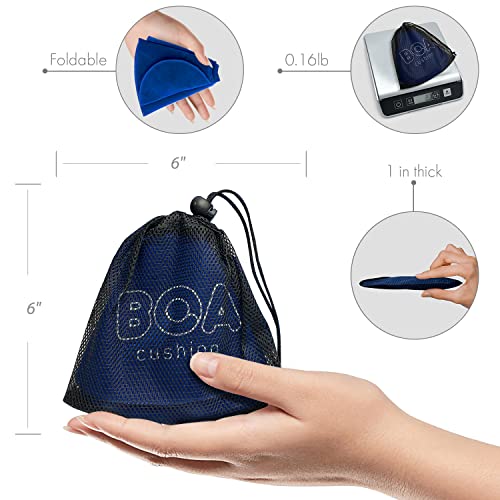 Travel Pillow Inflatable Pain Relief Flight Cushion Relax Blue for Adults and Kids (Blue) - color: Blue