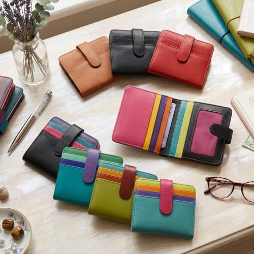 ili New York Bi-Fold Credit Card Wallet for Men & Women - Cool Tropics - color: Cool Tropics