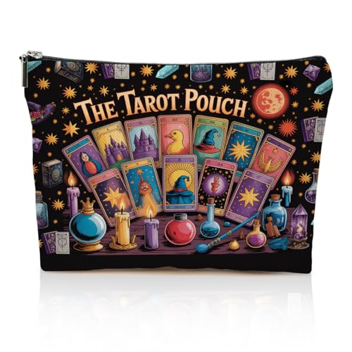 Tarot Card Gifts Makeup Bag Witch Stuff Witchcraft Magical Cosmetic Bags - color: Multicolor 016