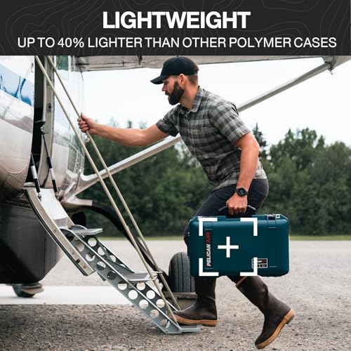 Pelican Air 1595 Travel Case - Large Hard Case Luggage - Suitcase with Wheels (Black) - color: Black, size: 1595 Travel Case