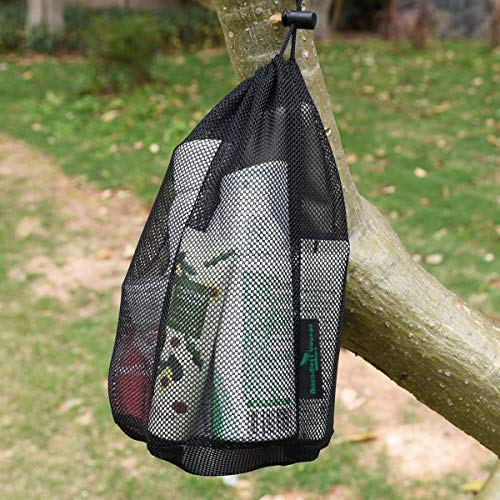iBasingo 5pcs Nylon Mesh Bag Stuff Sack Golfball Pot Outdoor M-BVP02 - color: M-5pcs