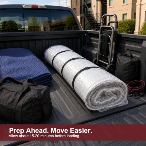 Mattress Vacuum Bag with Straps for Moving & Storage, Twin/Twin XL - size: Twin/Twin XL