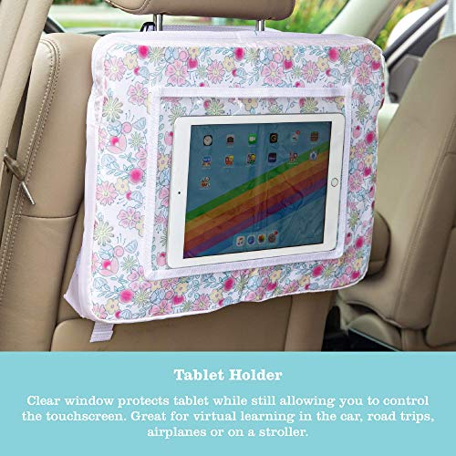 J.L. Childress Disney Baby 3-in-1 Kids Travel Tray & Tablet Holder-Car Seat Lap Tray Desk for Toddlers,Road Trip Essentials,Car Seat Activity Table,Travel Accessories-Disney Princess (Pack of 4) - color: Pink