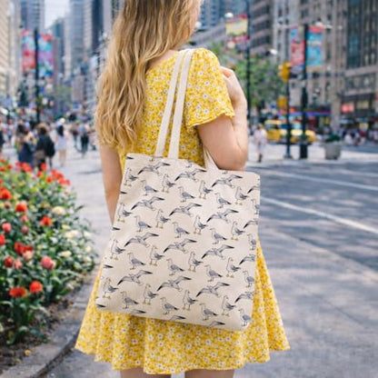 Summer Canvas Tote Bag, Botanical Wildlife Reusable Shoulder Bag, Carryall for Beach Shopping Travel Commute - color: Travel 05