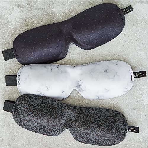Bucky 40 Blinks No Pressure Beauty & Travel Eye Masks, Gray Dots - color: Gray Dots, size: 1 Count (Pack of 1)