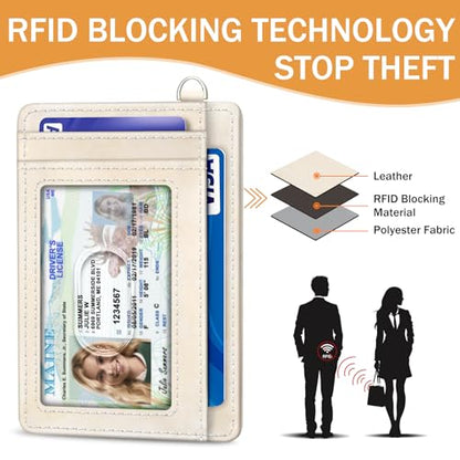 Yonlevres Sunrise Credit Card Holder Slim RFID Wallet Women Small Travel - color: Sunrise