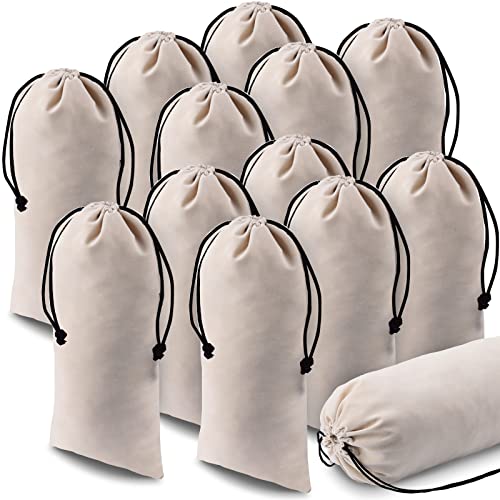Kenning 12 Pcs 8 x 17 in Single Shoe Bags for Travel with Drawstring