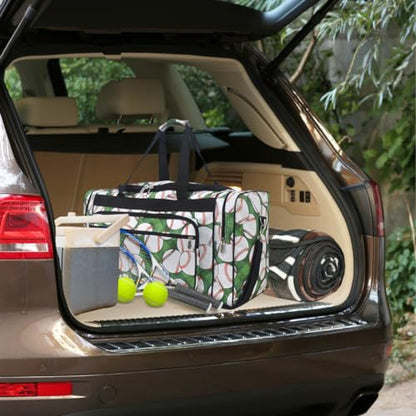 NGIL Canvas 23" inch Duffle Bag (Baseball Field- Black) - color: Baseball Field- Black