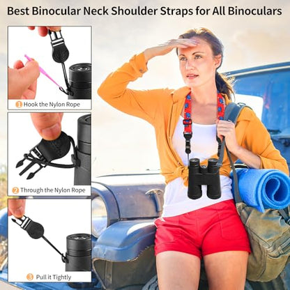 FIEIL Blue Butterfly Shoulder Strap, Adjustable Camera Strap with 2 Sets of Quick-Release Buckles, Comfortable Neck Strap for iPad, Tablet, Camera, Laptop, Binocular, Luggage Bag - color: Blue Butterfly
