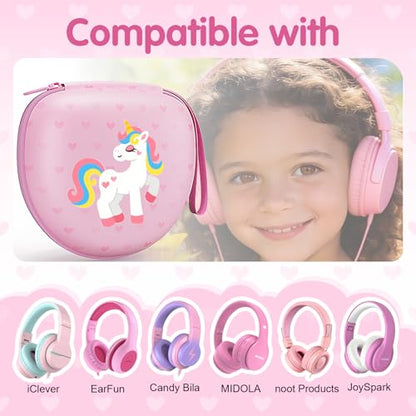 Kids Headphones Case for Folding Headphone, Dinosaur Green(Case Only) - color: Dinosaur Green